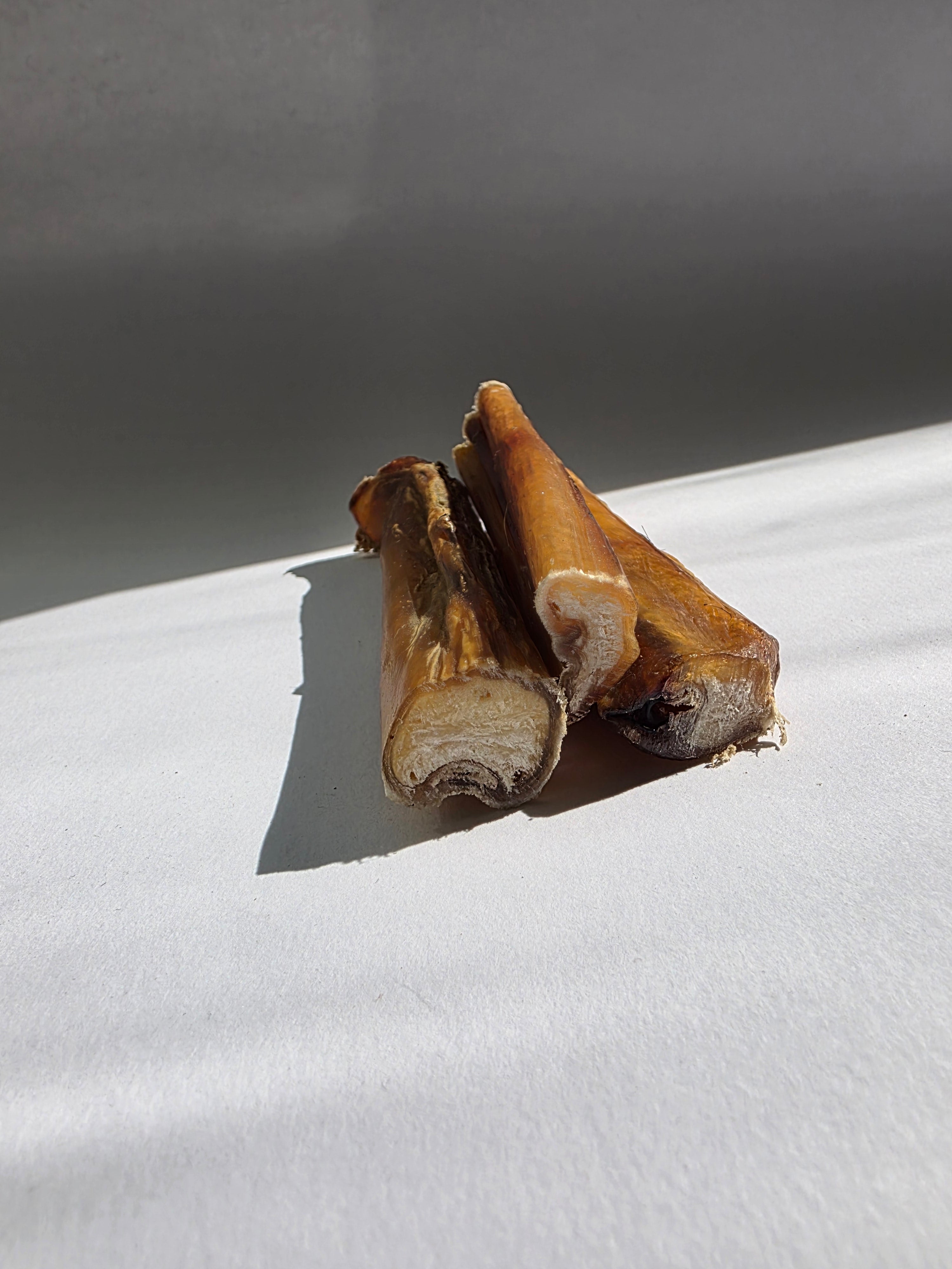 Džiovintas jaučio penis, 10 cm ilgio, 5 vnt rinkinys